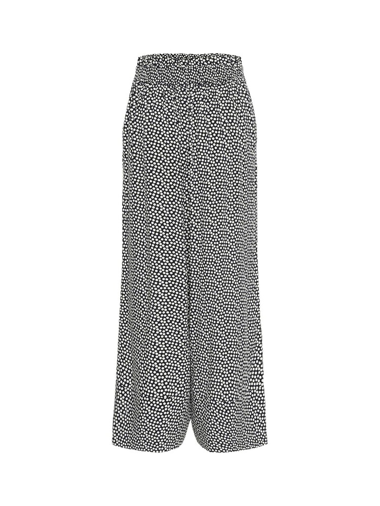 Soaked In Luxury Wide-Leg Elastic Waist Black Pants - Image 6 of 6