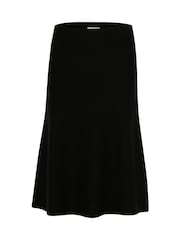 Soaked in Luxury SLSPina Knitted Knee Length Black Skirt - Image 5 of 6