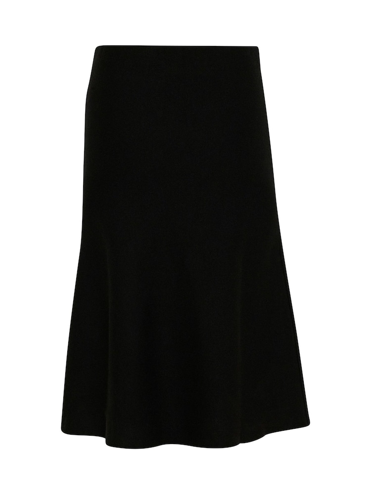 Soaked in Luxury SLSPina Knitted Knee Length Black Skirt - Image 6 of 6