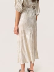 Soaked in Luxury Grey Elegant High-Waisted Skirt - Image 2 of 6
