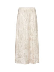 Soaked in Luxury Grey Elegant High-Waisted Skirt - Image 5 of 6