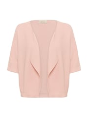 Cream Pink CRSillar Knit Bolero 100% Cotton Cardigan - Image 4 of 5