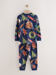 Navy Festive Food Family Xmas Pyjamas (9mths-16yrs) - Image 5 of 7
