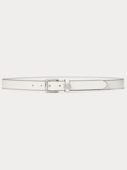 Lauren Ralph Lauren Logo-Keeper Leather Skinny Belt - Imagen 1 de 2