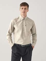 Marrom neutro - Oxford Long Sleeve Shirt - Imagem 1 de 8