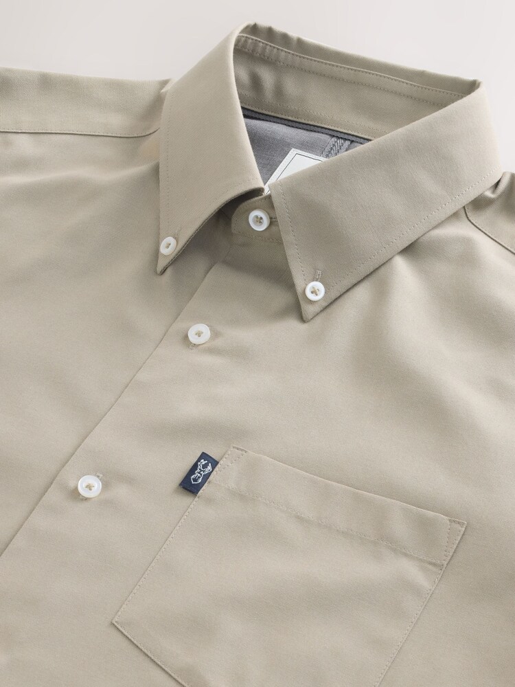 Marrom neutro - Oxford Long Sleeve Shirt - Imagem 8 de 8