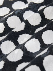 Black/White Polka Dot Printed Long Sleeve Shirt - Image 3 of 3