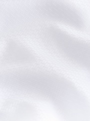 White Hatch Contract Collar Regular Fit Smart Trimmed 100% Cotton Long Sleeve Party Shirt - Image 8 of 9