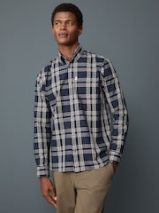 Navy Regular Fit Easy Iron Button Down Oxford Shirt - Image 1 of 7
