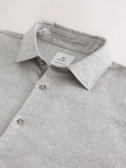 Grey Textured Long Sleeve Smart Shirt - Image 7 of 8