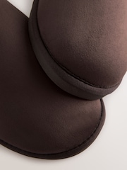Brown Microsuede Mule Slippers - Image 5 of 5
