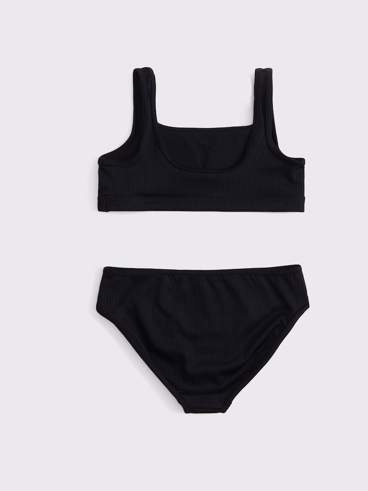 Abercrombie & Fitch Patterned Black Bikini - Image 2 of 3