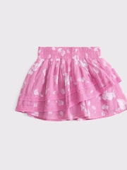 Розовый - Abercrombie & Fitch Woven Lace Trim Mini Skirt - Изображение 1 из 1