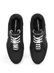 Calvin Klein Black Runner Sock Lace Up Low Trainers - Image 6 of 6