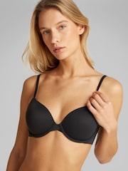 Calvin Klein Black Perfectly Fit Lightly Full Coverage Demi Bra - Image 4 of 5