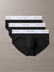 Calvin Klein Black 3 Pack Briefs - Icon Cotton Stretch - Image 1 of 6
