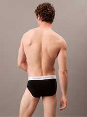 Calvin Klein Black 3 Pack Briefs - Icon Cotton Stretch - Image 5 of 6