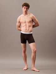 Calvin Klein Black 3 Pack Boxer Briefs - Icon Cotton Stretch - Image 2 of 6