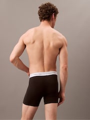Calvin Klein Black 3 Pack Boxer Briefs - Icon Cotton Stretch - Image 3 of 6