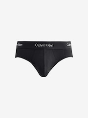 Calvin Klein Tonal Black/Tonal Black/Tonal Black 3 Pack Briefs - Icon Cotton Stretch - Image 6 of 6