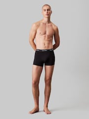 Tonal-Schwarz/Tonal-Schwarz/Tonal-Schwarz - Calvin Klein Calvin Klein 3 Pack Boxers Trunks - Icon Cotton Stretch - Bild 3 von 5