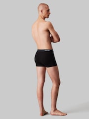 Tonal-Schwarz/Tonal-Schwarz/Tonal-Schwarz - Calvin Klein Calvin Klein 3 Pack Boxers Trunks - Icon Cotton Stretch - Bild 4 von 5