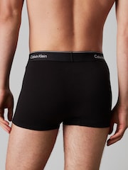 Tonal-Schwarz/Tonal-Schwarz/Tonal-Schwarz - Calvin Klein Calvin Klein 3 Pack Boxers Trunks - Icon Cotton Stretch - Bild 5 von 5
