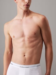Calvin Klein White 3 Pack Boxer Briefs - Icon Cotton Stretch - Image 5 of 5