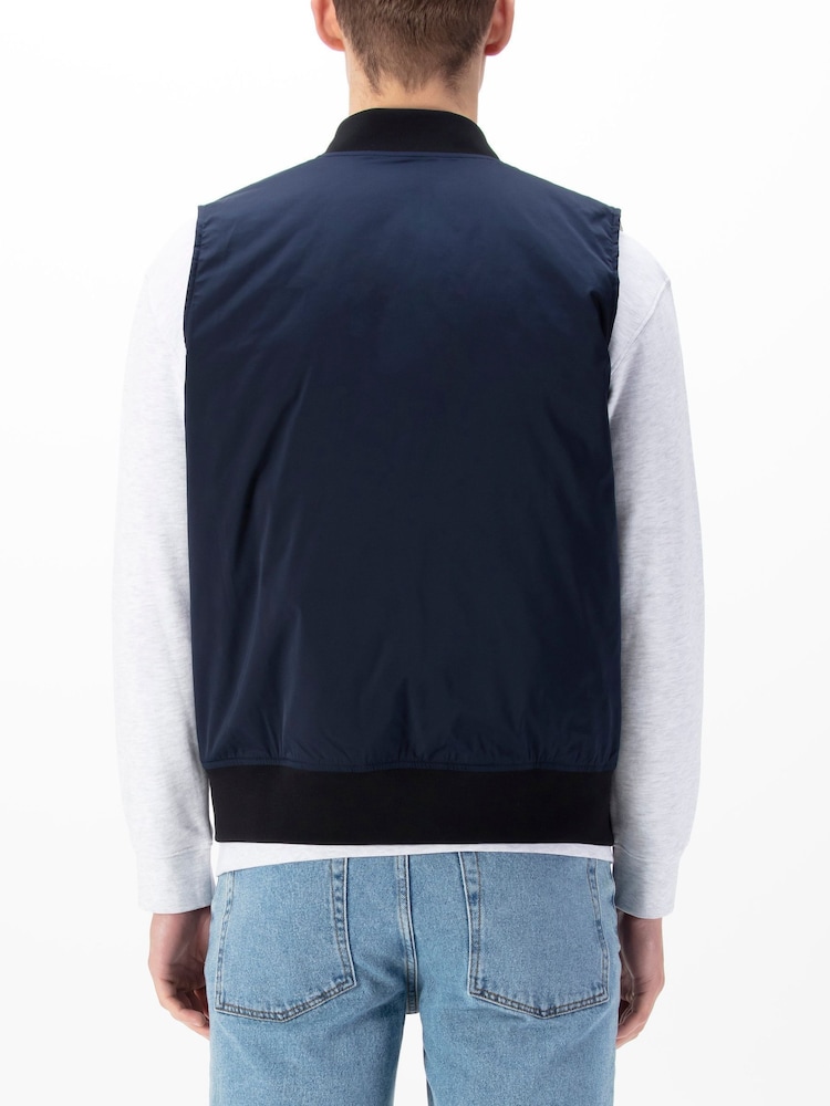 Luke 1977 Blue Hefei Reversible Bomber Gilets - Image 2 of 10
