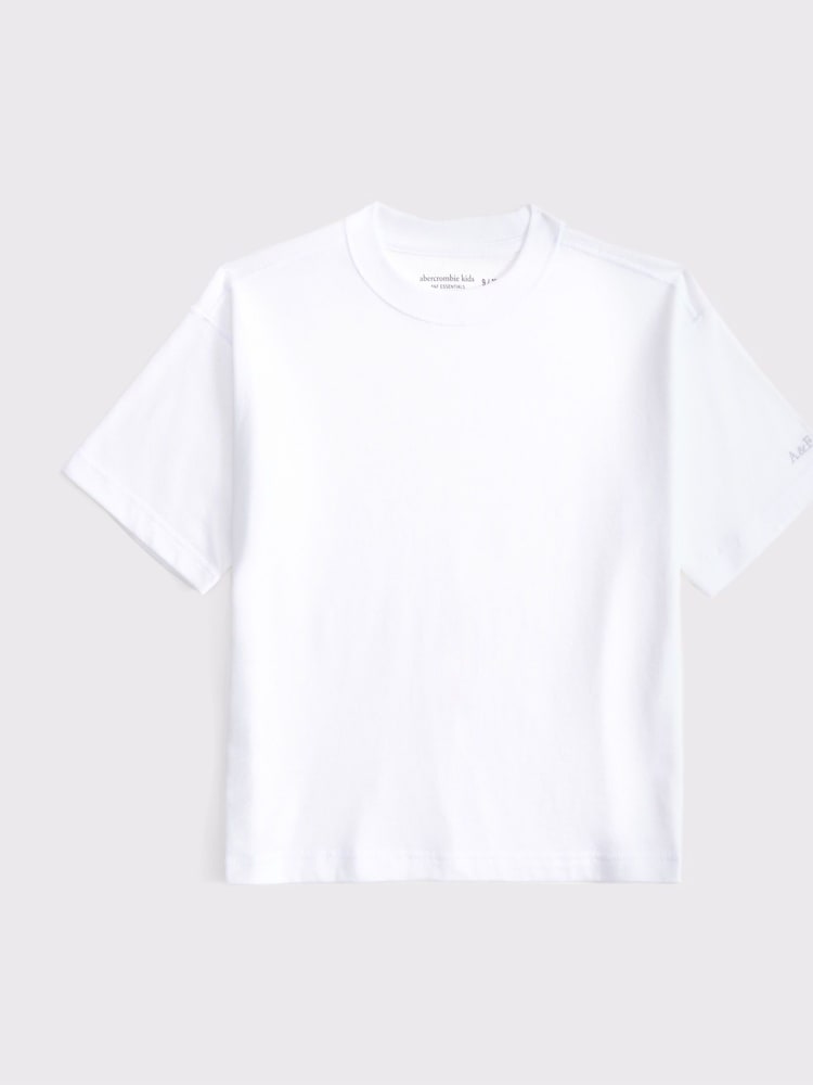 Abercrombie & Fitch Relaxed Fit White T-Shirt - صورة 1 من 1