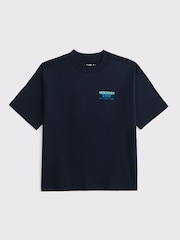 Abercrombie & Fitch Blue Back Logo T-Shirt - Image 1 of 2