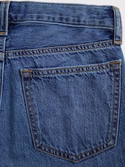 أزرق فاتح - Abercrombie & Fitch Blue Baggy Denim Shorts - صورة 3 من 3