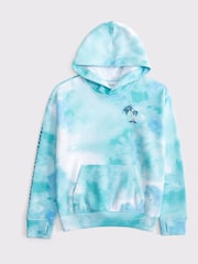 Abercrombie & Fitch Blue Back Graphic Hoodie - Image 1 of 2
