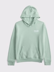 Abercrombie & Fitch Cream Back Graphic Hoodie - Image 1 of 2