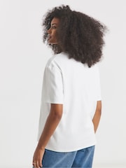 Simply Be Oversized Crochet Butterfly T-Shirt - Imagen 2 de 4