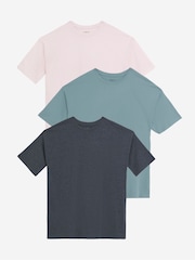 Simply Be Grey Boyfriend 100% Cotton T-Shirts 3 Pack - Image 1 of 5