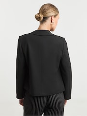 Simply Be Black Oversized Cropped Blazer - Image 2 of 5
