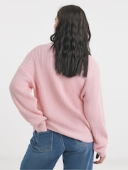 Simply Be Pink 3D Cherry Cardigan - Image 2 of 4