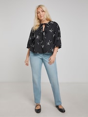 Simply Be Blue Boyfriend 24/7 Jeans - Image 3 of 5