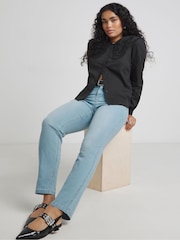 Simply Be Blue Boyfriend 24/7 Jeans - Image 4 of 5
