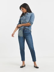 Simply Be Blue Mom 99/1 Jeans - Image 1 of 4