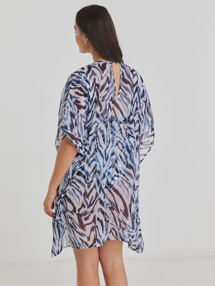 Simply Be Beach to Beach Embellished Kaftan - Imagen 2 de 4