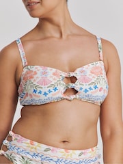 Simply Be White Knot Detail Bikini Set - Image 4 of 4