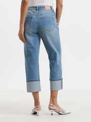 Simply Be Cropped Wide Leg Jeans - Imagen 3 de 4