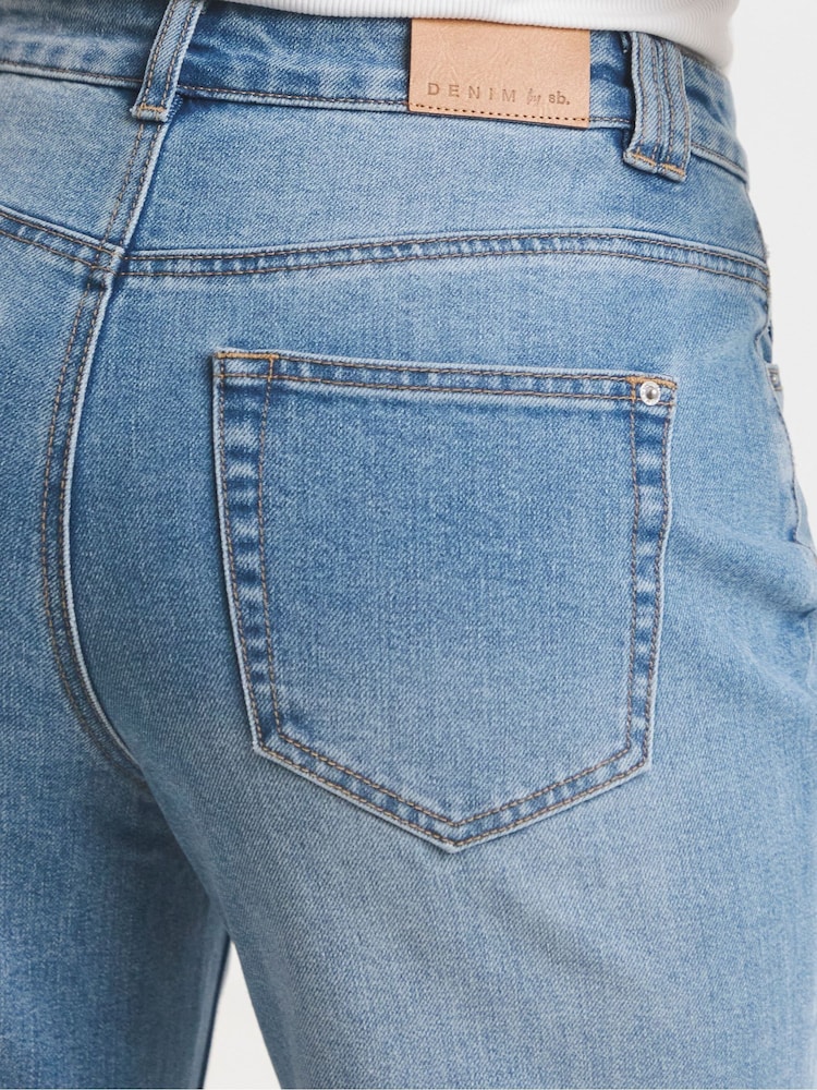 Simply Be Cropped Wide Leg Jeans - Imagen 4 de 4