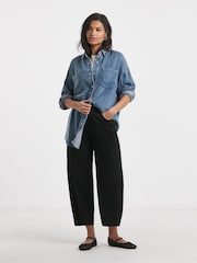 Simply Be Deep Cuff Denim Shirt - Imagen 2 de 4