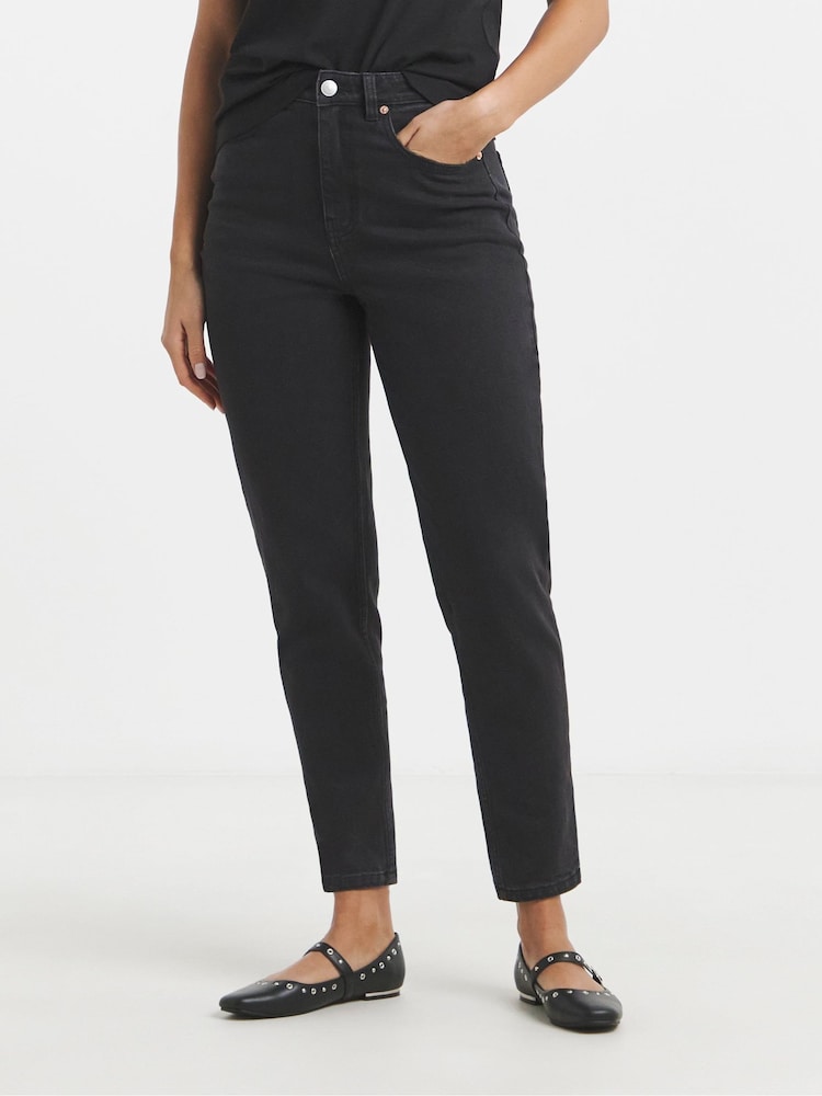 Simply Be Black Mom 99/1 Jeans - Image 2 of 4