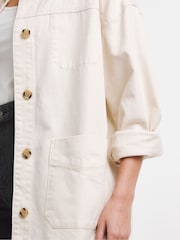 Simply Be Stone Utility Jacket - Image 3 of 4