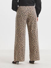 Simply Be Animal Wide Leg 100% Cotton Jeans - Image 2 of 4