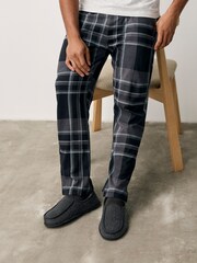 Grey Wide Fit Closed Back Slippers - Image 2 of 7